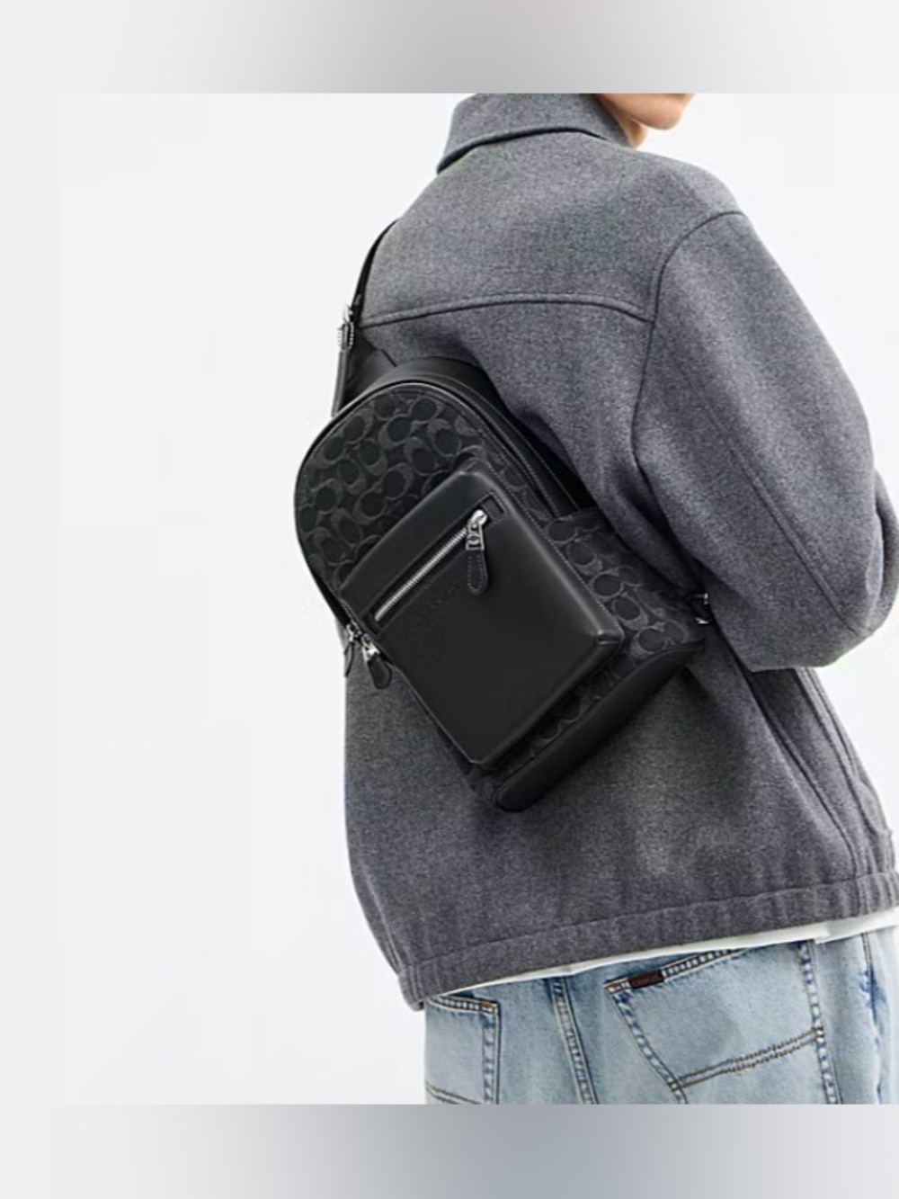 Coach WEST PACK IN SIGNATURE DENIM. New no tag .